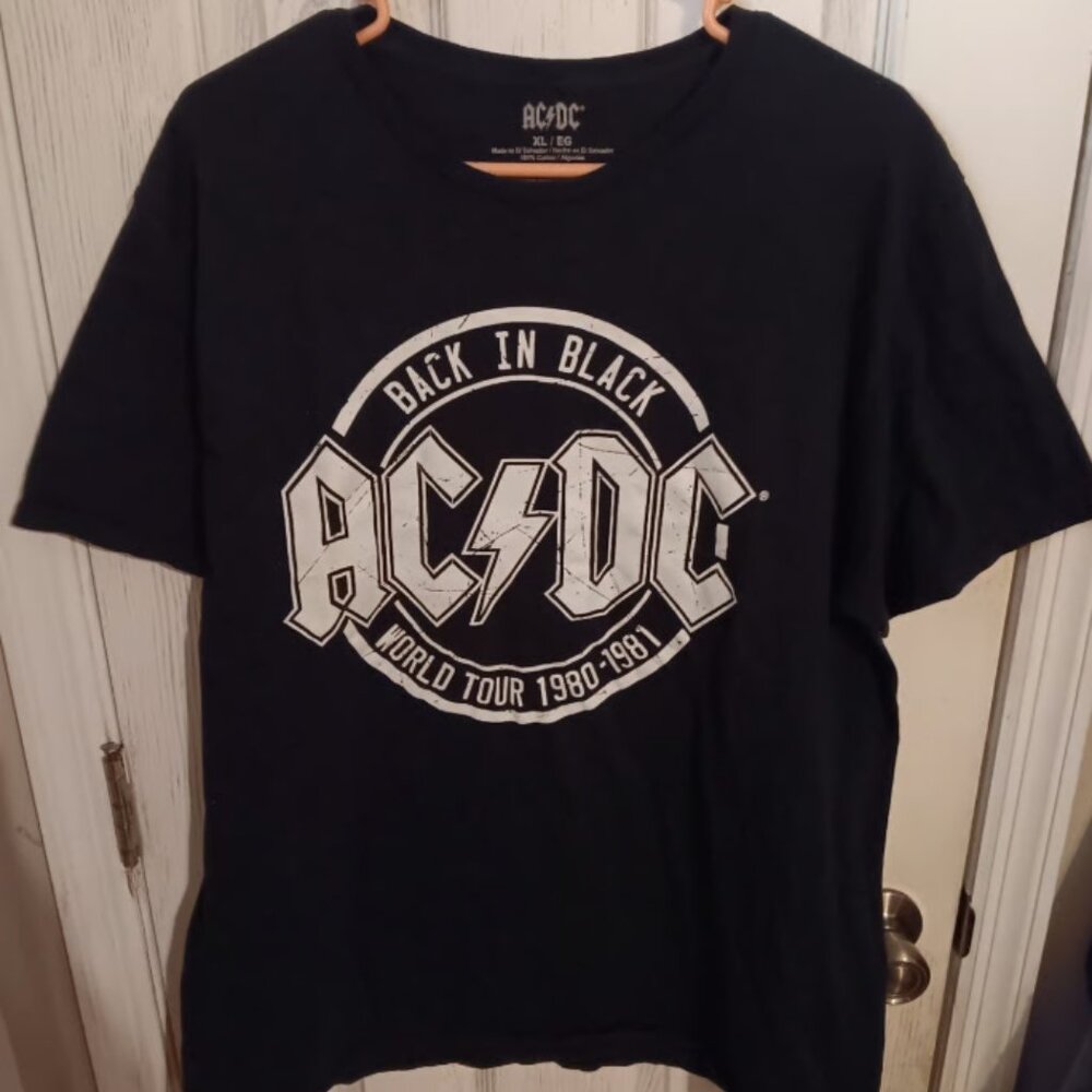 Vintage AC/DC Back in Black World Tour 1980-1981 T-shirt